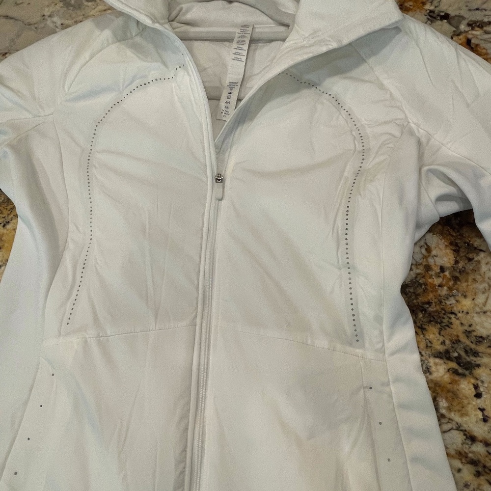 lulu athletica white jacket